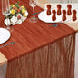 6 Pack Cheesecloth Table Runner 10Ft Christmas Gauze Boho Table Runners by Home