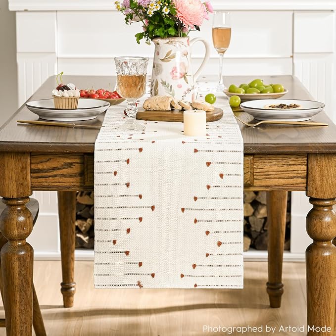 Artoid Mode Caramel Boho Table Runner - Image 2
