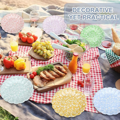 Yungyan 30 Pcs Ditsy Floral Paper Plates - Image 7