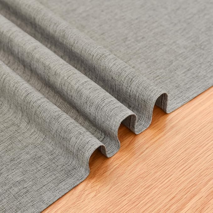 Faux Linen Small Table Runner Water Resistant 13 x 36 in, Coffee Table Runner - Image 6
