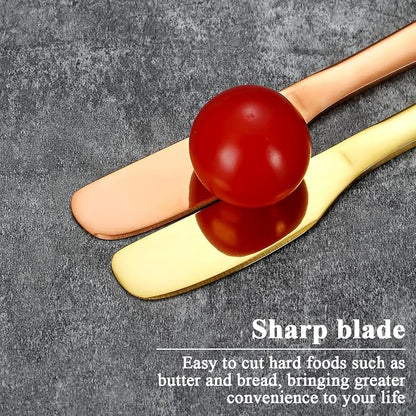 Butter Knife Spreader 4 Pcs, Stainless Steel Butter Knives - Image 8