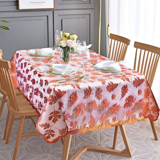 Thanksgiving Tablecloth 60 × 84 Inch - Image 2