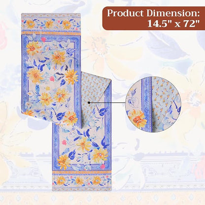 Maison d' Hermine Table Runner 100% Cotton 14.50" x 72" | Table Runners 72 - Image 7