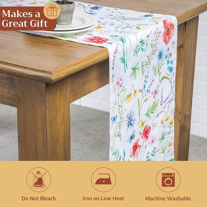 Maison d' Hermine Table Runner 100% Cotton 14.50" x 72" | Table Runners 72 - Image 5