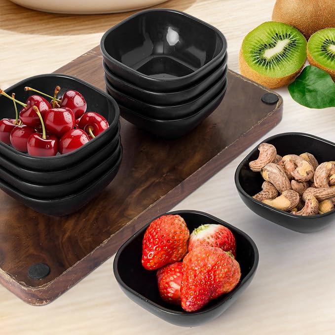 SHECIPIN 12 Pack Unbreakable Dipping Bowls, 4.5 OZ Soy Sauce Dishes，dipping - Image 4