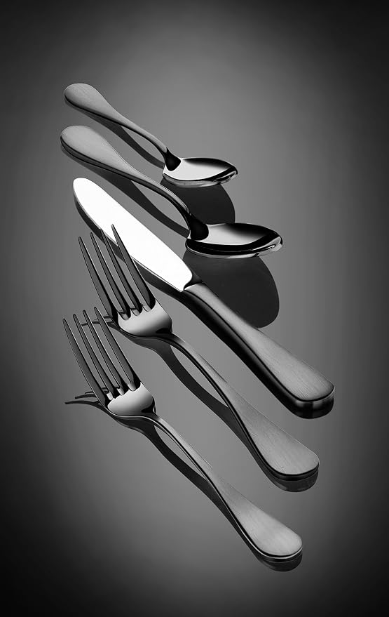 Artaste 56914 Rain 18/10 Stainless Steel Flatware 36-Piece Set, Service - Image 7