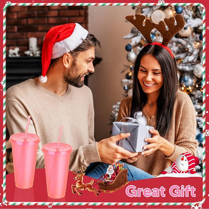 24 Pack Plastic Tumblers with Lids and Straw, Reusable Cups with Lids and - Image 7