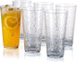 KX-WARE 26-ounce Acrylic Highball Glasses Plastic Tumbler Larger Drinking by KX-WARE