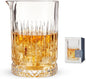 Viski Pedestal Crystal Cocktail Mixing Glass Perfect by VISKI