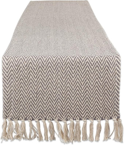 DII Woven Basic Tabletop Collection, Chevron Table Runner by DII