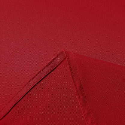 sancua Rectangle Tablecloth - 70 x 120 Inch - Stain and Wrinkle Resistant Washable Polyester Table Cloth, Decorative Fabric Table Cover for Dining Tables, Buffet Parties and Camping, Red