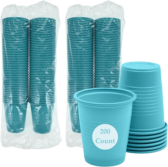 Henry Schein 5 Oz Plastic Disposable Dental Cups, 200 Ct | Embossed Grip by HenrySchein
