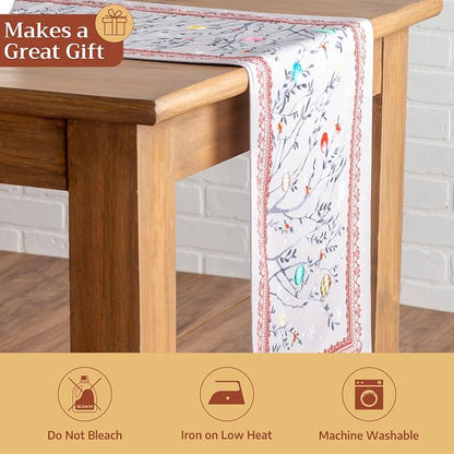 Maison d' Hermine Table Runner 100% Cotton 14.50" x 72" | Table Runners 72 - Image 5