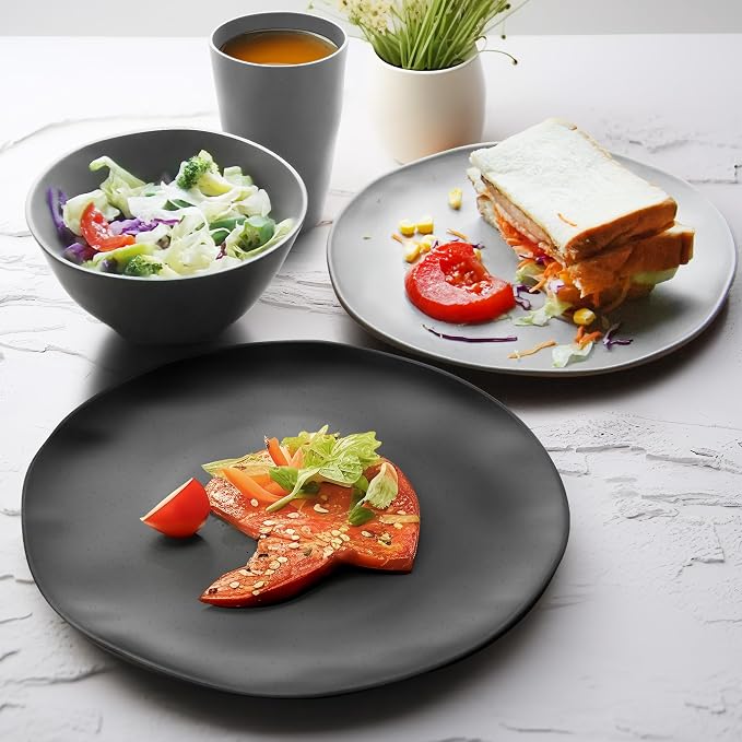 Teivio 32-Piece Plates and Bowls Sets - Image 4