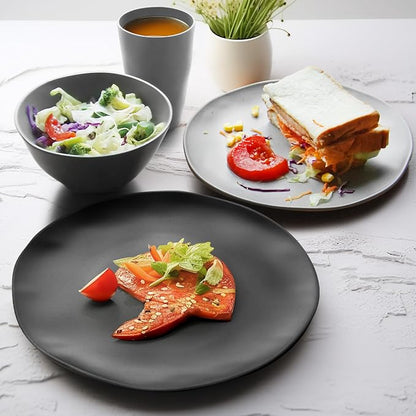 Teivio 32-Piece Plates and Bowls Sets - Image 4