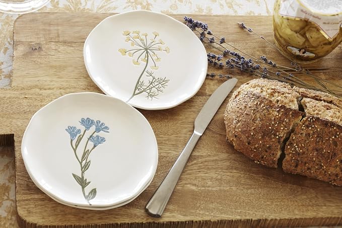 Lenox Wildflowers 4-Piece Tidbit Plates, Dessert Plate Set - Image 5