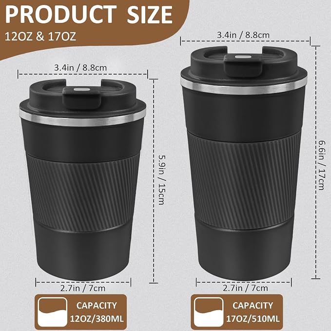4 Pack Insulated Coffee Mug - Image 2
