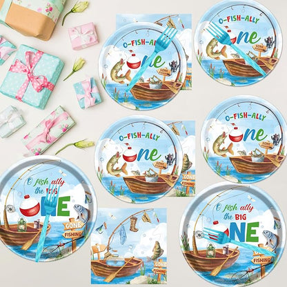 Rakuto Ofishally One Birthday Party Decorations, Serve 24 - Image 6