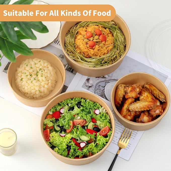 100 Pack 20 oz Disposable Bowls - Image 5