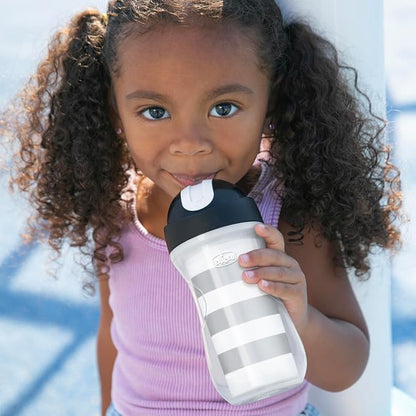 Chicco Insulated Straw Sippy Cup 12+ Months, 9oz Toddler Training Cup - Image 2
