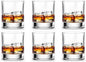 LUXU Whiskey Glasses-Premium 11 OZ Scotch Glass Set of 6 /Old Fashioned Whiskey Glasses/Style Glassware for Bourbon/Rum glass,Clear