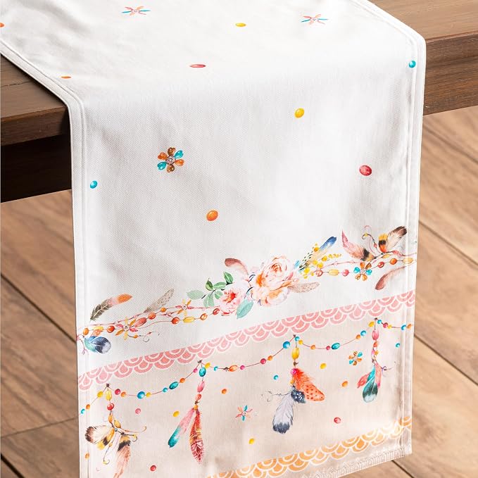 Maison d' Hermine Table Runner 100% Cotton 14.50" x 72" | Table Runners 72 - Image 9