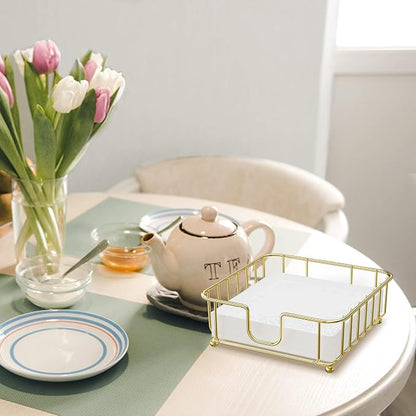 Napkin Holder for Table, Napkin Holders for Paper Napkins, GMFINE Flat Metal - Image 7
