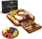 SMIRLY Charcuterie Boards Set - Large Bamboo Cheese Board Set - House Warming Gifts New Home, Wedding Gift for Couple, Bridal Shower Gift, Birthday Gifts for Women