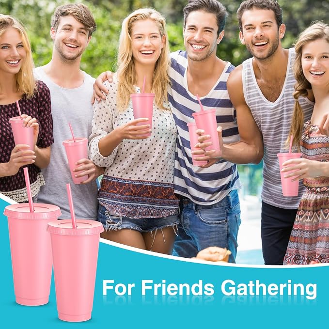 Amyhill 12 Pcs Reusable Plastic Cup - Image 6