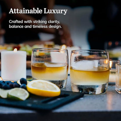 Libbey Signature Kentfield Rocks Cocktail Glasses, 12 ounce, Set of 8