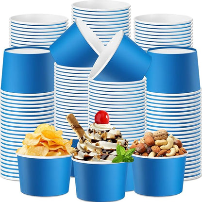 Jingmore Paper Ice Cream Cups 9oz Colored Disposable Dessert Bowls by Jingmore
