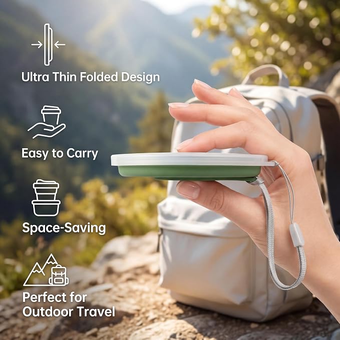 ME.FAN Silicone Collapsible Travel Cup - Image 3