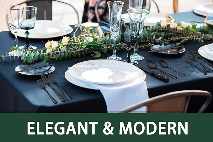 EWFEN 24-Piece Black Silverware Set - Image 6