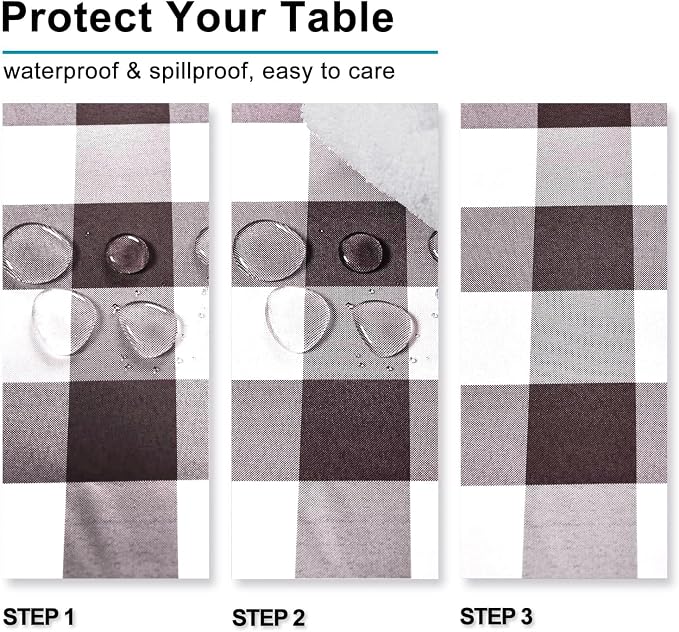 Checkered Tablecloth Rectangle - Image 2