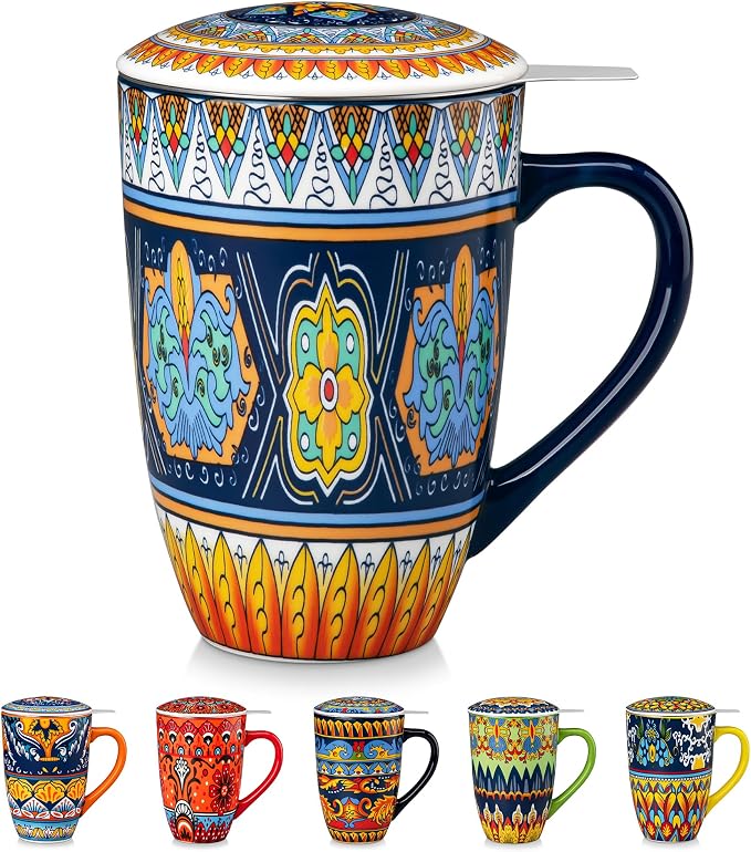 vancasso 18 Oz Tea Infuser Mug by vancasso