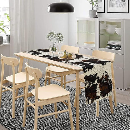 Cow Print Table Runner, 13x108 Inch - Image 3