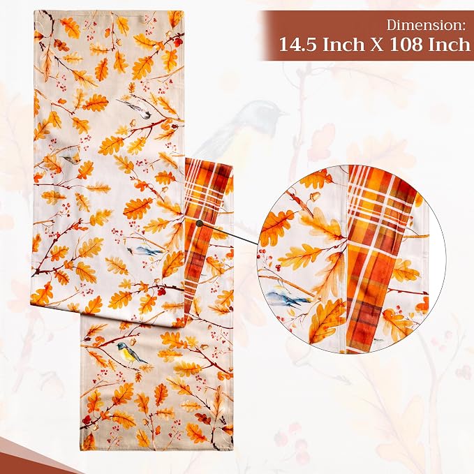 Maison d' Hermine Table Runner 100% Cotton 14.50" x 108" | Table Runners 108 - Image 4