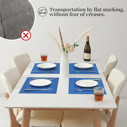 Leetaltree Blue Frame Placemats Set of 6 - Image 6