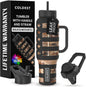 Coldest Tumbler with Handle and Straw, 100% Leak Proof Insulated Tumbler with by Coldest
