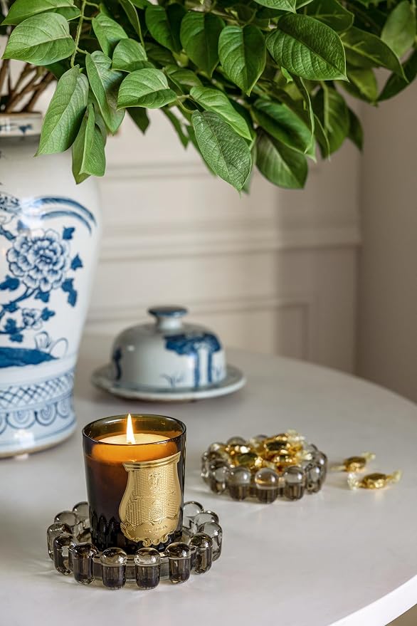 Home Collection Original Smoky Glass Large Bubble Candle Dish | Votive and - Image 9