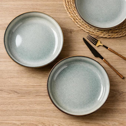 GBhome 8.75'' Large Ceramic Pasta Bowls, 38oz Stoneware Pasta Serving Bowls Set - Image 3
