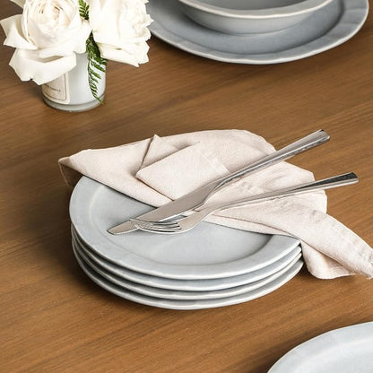 Stone Lain Oasis 12-Piece Dinnerware Set Stoneware, Dishwasher and Microwave - Image 5