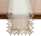 Natural Linen Table Runner 72 inches Beige Lace Coffee Table Runners | French by Raedan
