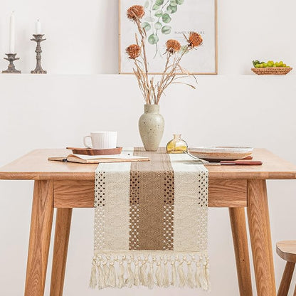 Cotton Farmhouse Table Runner - Image 6