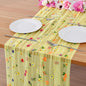 BINBE 1pcs Daisy Spring Table Runner Embroidery Gauze 10FT Florals Seasonal by BINBE