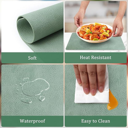comfoyar Faux Leather Placemats - Image 3