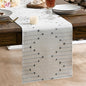 Artoid Mode Light Grey Boho Table Runner by ArtoidMode