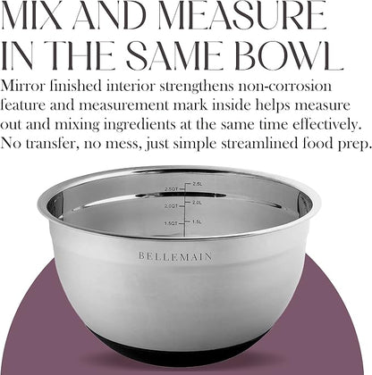 Bellemain Stainless Steel Mixing Bowls - Image 8