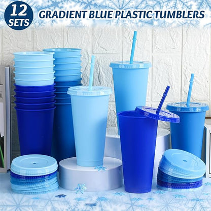 Skylety 12 Pcs Winter Plastic Cups - Image 4