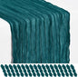 Showgeous 18 Pack Teal Cheesecloth Table Runner, 17 x 108 Inches | Boho by Showgeous